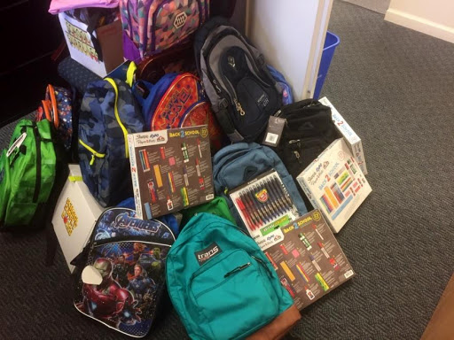 backpack drive supplies